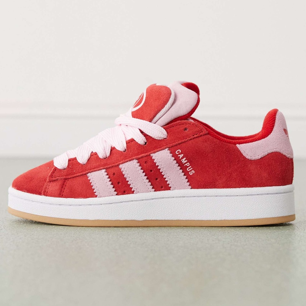 💗♥️ ADIDAS CAMPUS 00S PINK RED DOUBLE TONGUE 💖♥️ - Picture 2 of 4